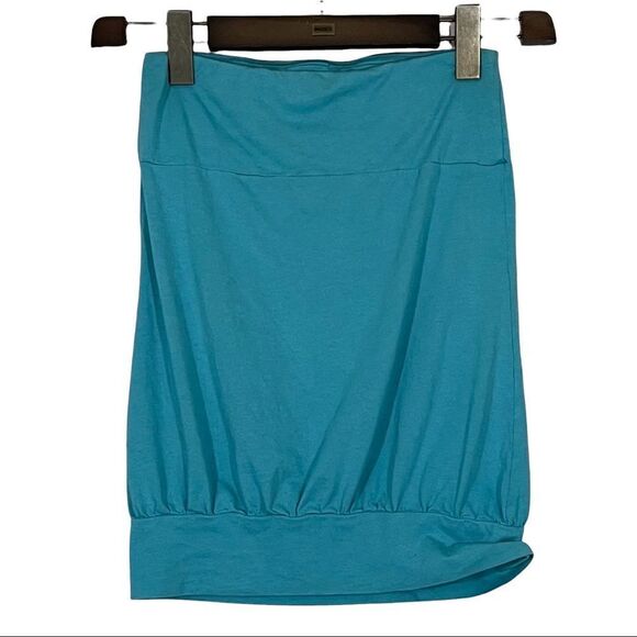 Jacob Blue Strapless Top Size M - Picture 1 of 2